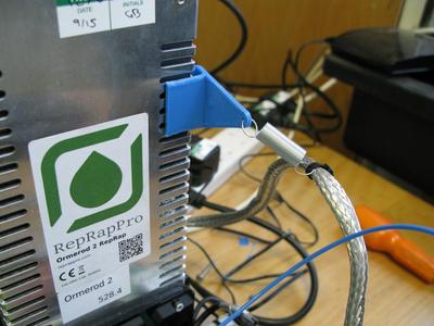 RepRapPro Ormerod 2 bed cable suspension