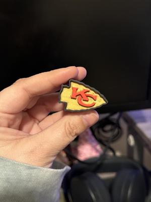 KC Chiefs Straw Topper - Stanley - Large and Small Version