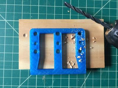 Shelf Pin Hole Jig for 1/4" and 5mm Shelf Pins
