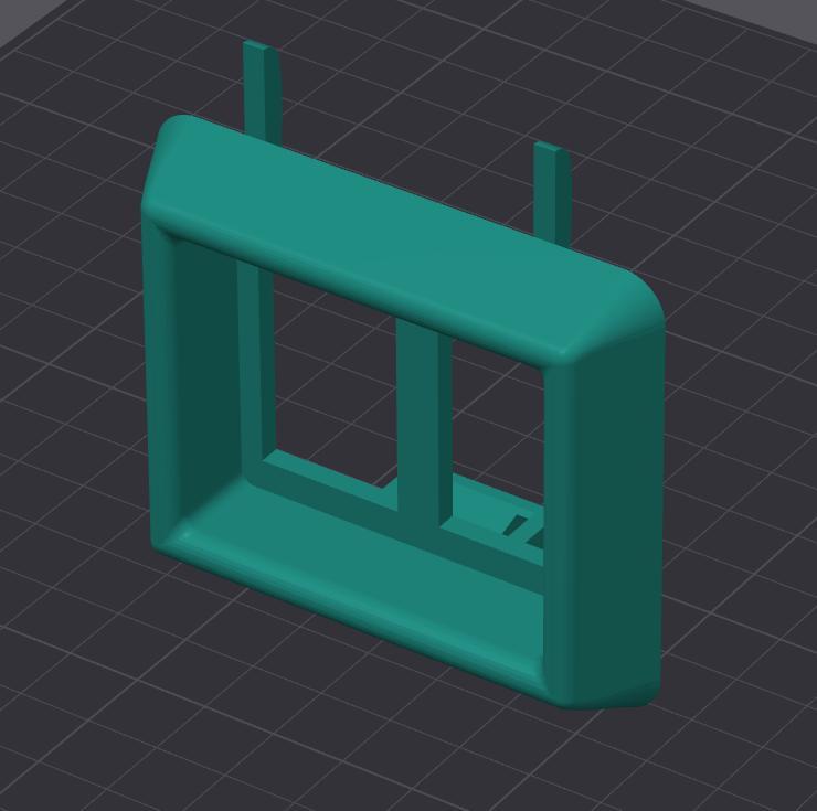 Switch mounting electric window Golf Mk2 (DOUBLE)