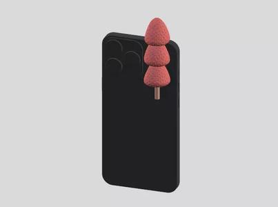 Strawberry tanghulu phone hipper