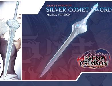 Ragna Crimson Silver Comet Sword Manga version STL