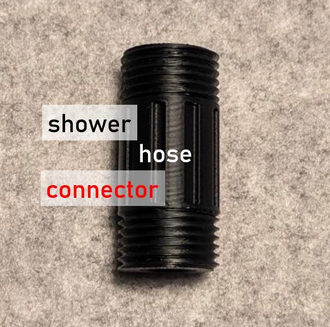 Shower hose connector 01 - 1/2 inch