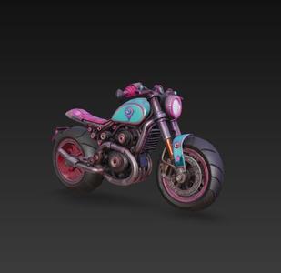 sci fi motorcycle