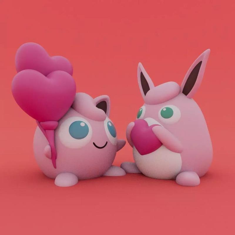 Valentines Special - Jigglypuff and Wigglytuff