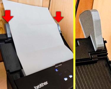 Brother ADS-1100W Scanner Paper Rail Clip