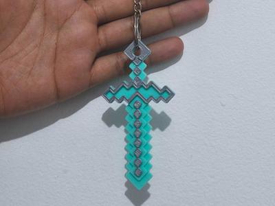 Minecraft Sword Keychain