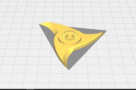 fidget spinner with blades   