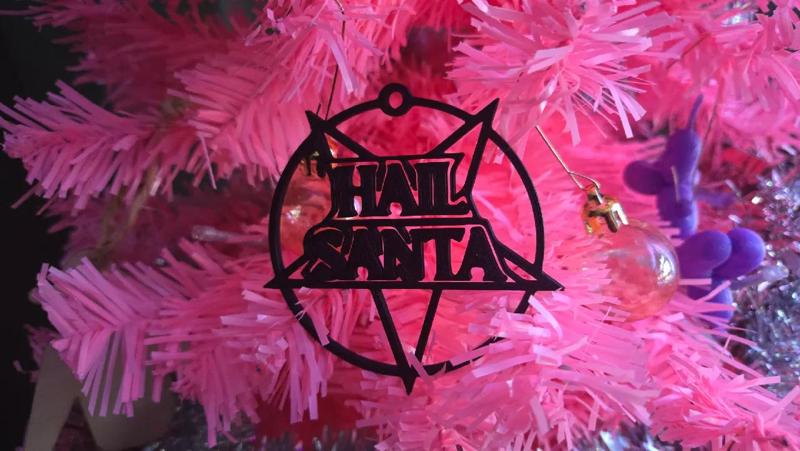 Hail Santa Ornament   