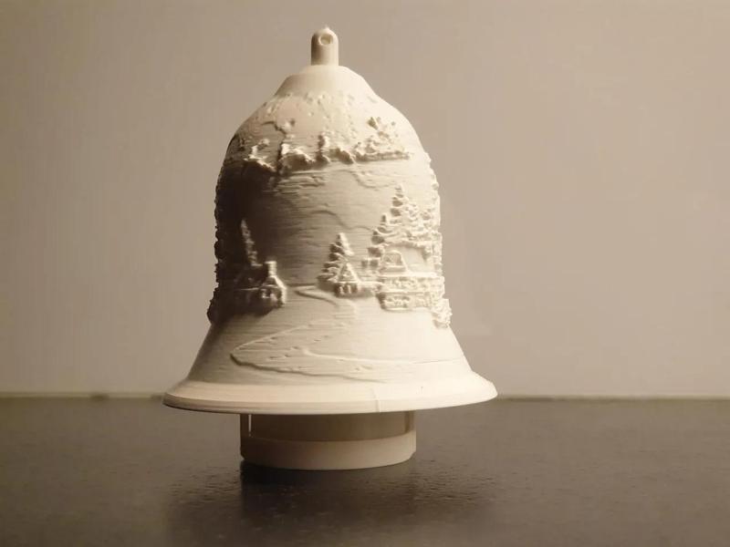 Stand for Christmas Bell Lithophane + Bells   