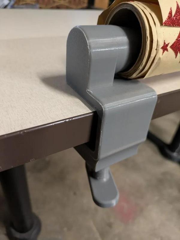 Table Mounted Gift Wrap Dispenser   