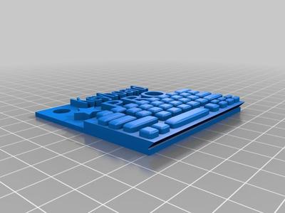 Keyboard Award Keychain