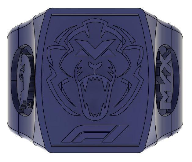 Ring Max Verstappen Formel 1 Weltmeister Red Bull