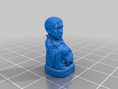 Buddha with my brother's head on it