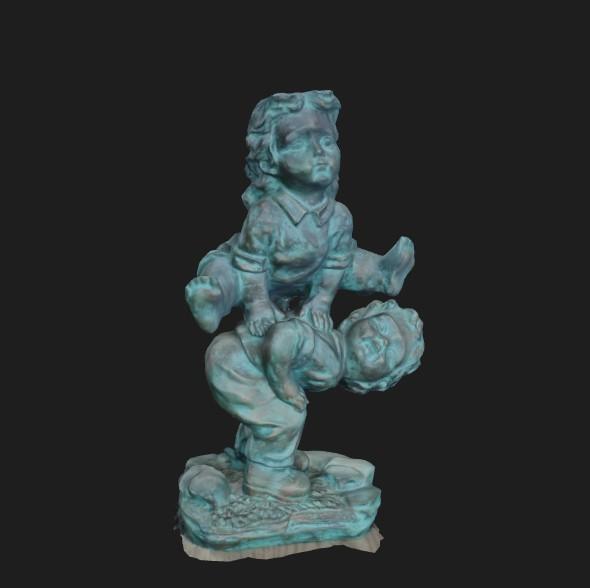 Jumping Kids Sculpture