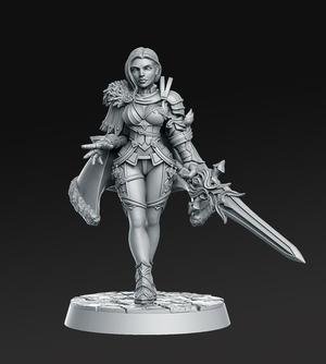 Leanne  - Warrior Princess - 32mm - DnD