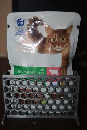 cat food holder подставка под корм для кота   