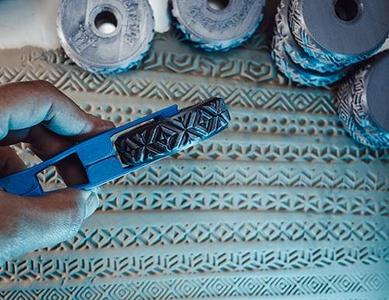 Texture Clay Wheel - Geometric Pattern