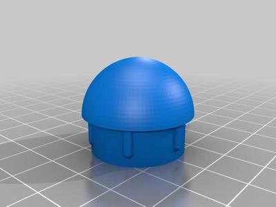 1" Pipe End Cap for Cycleops Wind Trainer or Other