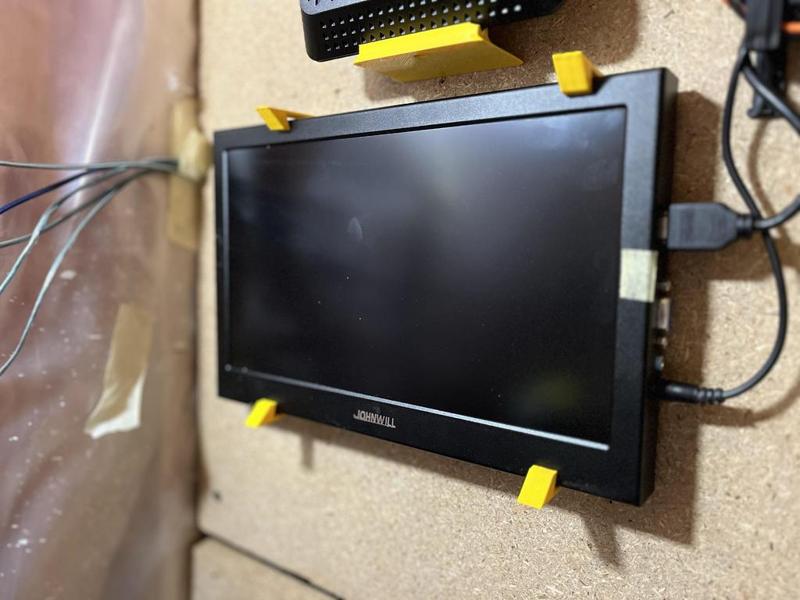 Universal Small (China / Aliexpress / Cheap) LCD Monitor Snap-In Mounting Clips