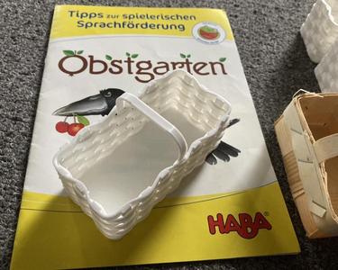 Obstkorb (fruit basket) für Spiel HABA Obstgarten (Orchard)