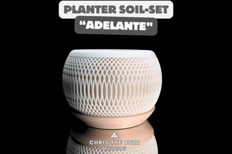 Adelante Planter Soil-Set – Elegant Curves