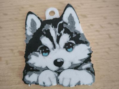 Husky Keychain