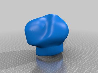 cheffs hat for lego toilet roll holder  remixed from baby groot chefs knife holder
