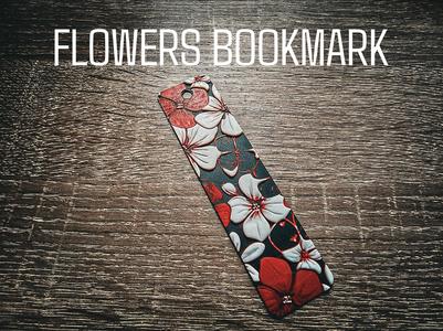 Bookmark - flowers Hueforge
