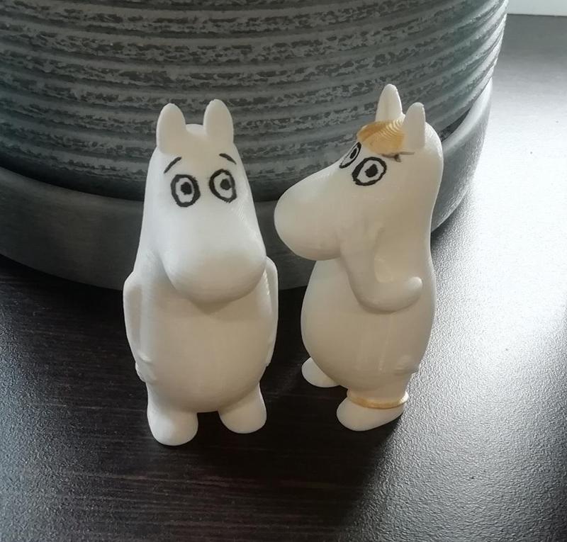Moomintroll and Snork Maiden