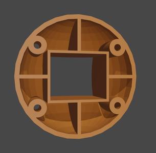 Ball / sphere with a hole / drawer