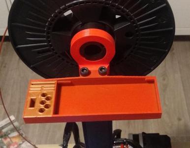 Creality Ender 2 Pro tools storage for spool holder