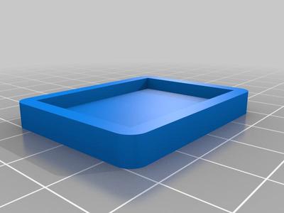simple tray with rounded corders 5mm high