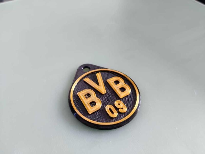 BVB - Borussia Dortmund - Logo Keychain
