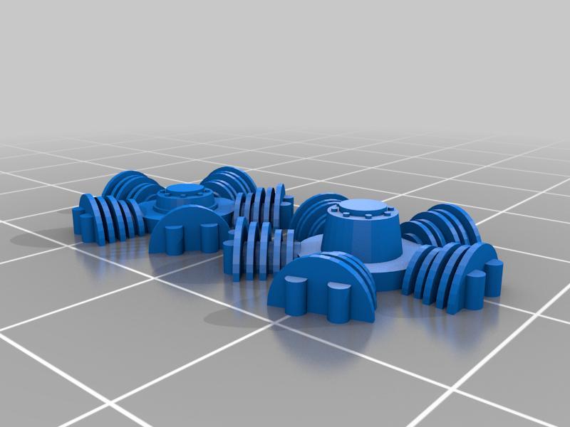 Radial Five cylinder for Hot Wheels