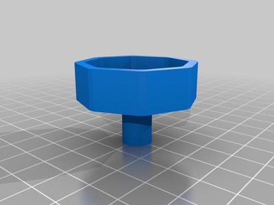 4mm flange locknut remover for 1/10 RC car wheels