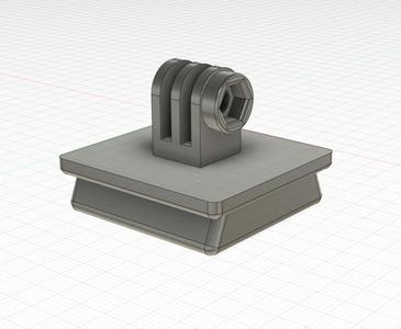 GoPro Mount ingrated with Tripod Basis 