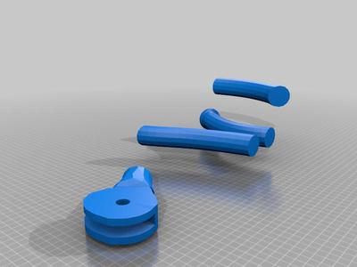 Both parts split handle and blade