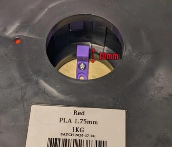 Simple Wall Mounted Spool Hook/Holder