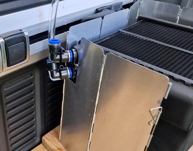 10mm Pneumatik Adapter heat exchanger camping shower heating