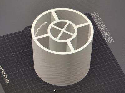 Table Pen Holder With Partition 