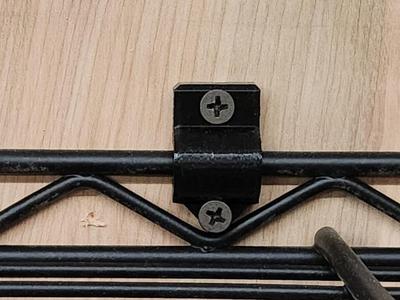 wire shelf bracket wall mount (modified for 1" inch shelves)