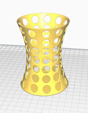 Pen Cup with Feet Holes