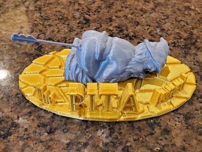 P.I.T.A. Award - Base and Figure