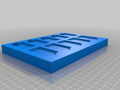 Dog tag holder for laser engraving/routers