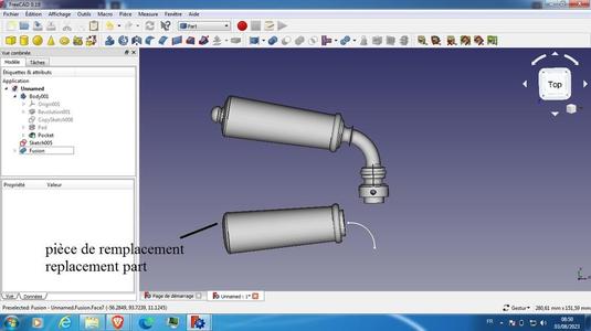 Poignée de porte 59988 dor handle 59988