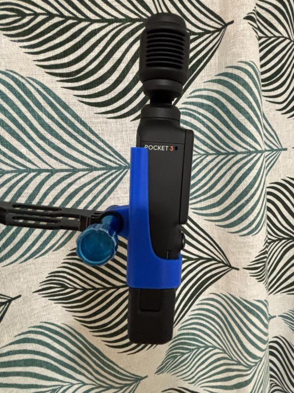 DJI Osmo Pocket 3 cage for GoPro mount