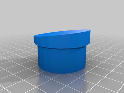 Inclined camera support for 30mm tube