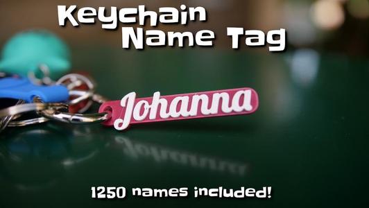 1000 keychain name tags