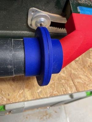 Magnetic dust port fully parametrised